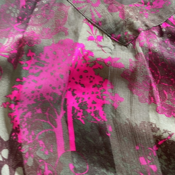 COPY - Rory Beca Silk Shirt Dress in size S, Half Sleeves V Scoop neckline, G… - Picture 11 of 13